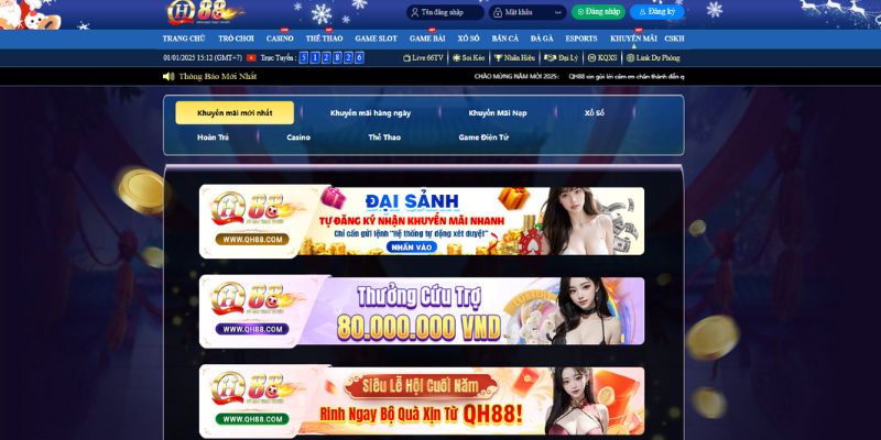 Nhà cái có nhiều hoạt động ưu đãi